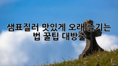 샘표질러, 맛있게 오래 즐기는 법! 꿀팁 대방출 🍖✨